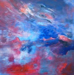 stormy weather 2 - acryl linnen - 100  x 100